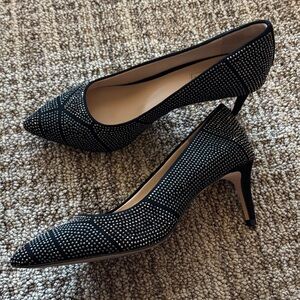 Antonio Melani Elegant Black Studded Heels